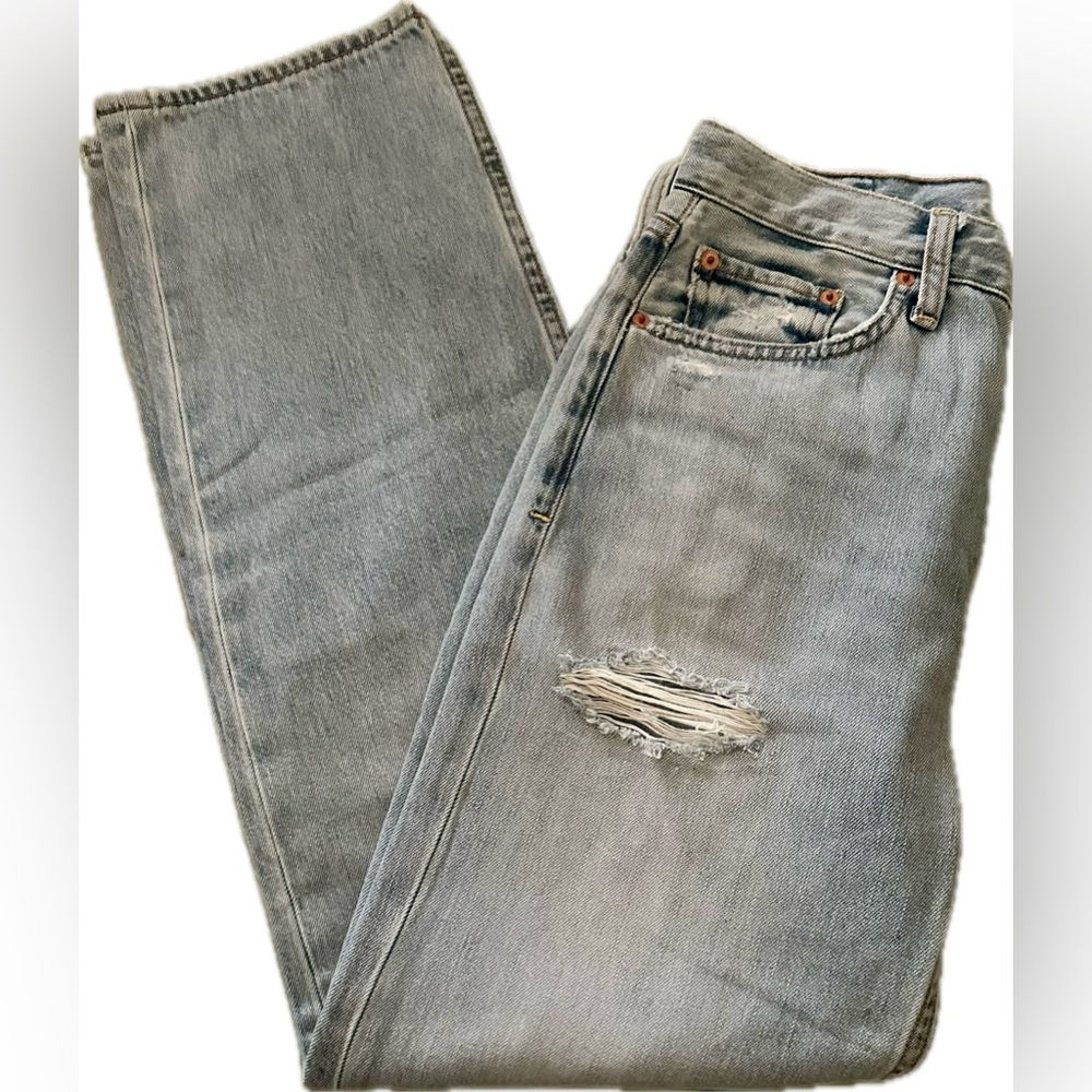 etica Distressed “Tyler Vintage Straight” Jeans sz 25 NWOT
